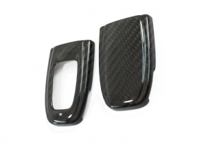 Audi A6 Key Fob Cover Frame - Carbon Fiber
